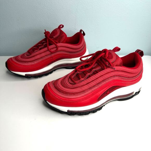 Nike Air Max 97 University Red Lace Up Running Shoe Womens Size 7.5 CQ9896-600 - Picture 3 of 15